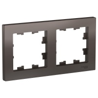 Рамка 2-пост универсальная Мокко Atlasdesign