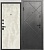 Дверь мет. 7 см Штамп Букле графит перламутр (960 мм) левая