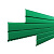 Сайдинг "Евро доска" 250/214 0,45мм Зеленая мята  RAL 6029