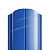 Штакетник МП ELLIPSE 126 фигурный верх Ультрамарин  RAL 5002 КМП