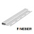 Финишная планка 3,0 м Белый FineBer Classic Color (42 шт)