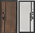 Дверь мет. Karmina утепленная панель/панель 960 левая