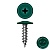 Саморез ЗЕЛЕНЫЙ МОХ 4,2*16 с пресс-шайбой, острые, RAL 6005 (1000)
