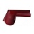 Угол желоба наружный 150 0,6мм Красное вино RAL3005