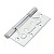 Петля накладная "бабочка" хром 100*75-B2-Steel-CR Apecs