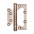 Петля накладная "бабочка" никель матовый 100*75-B2-Steel-NIS Apecs